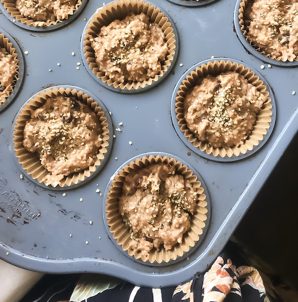 Healthy Raisin bran muffins